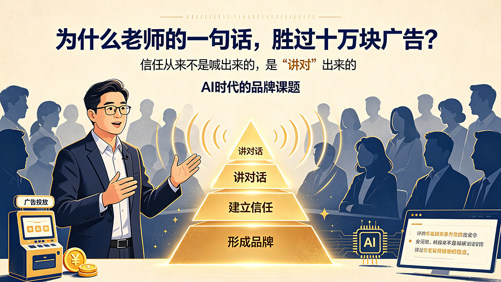 词瞬观察 ｜为什么老师的一句话， 胜过十万块广告？