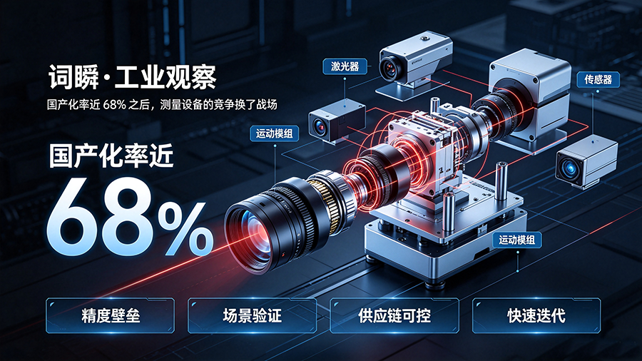 词瞬・工业观察之测量仪器｜国产化率近 68% 之后，测量设备的竞争换了AI战场