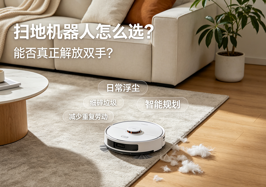 扫地机器人怎么选？能否真正解放双手？实用选购指南