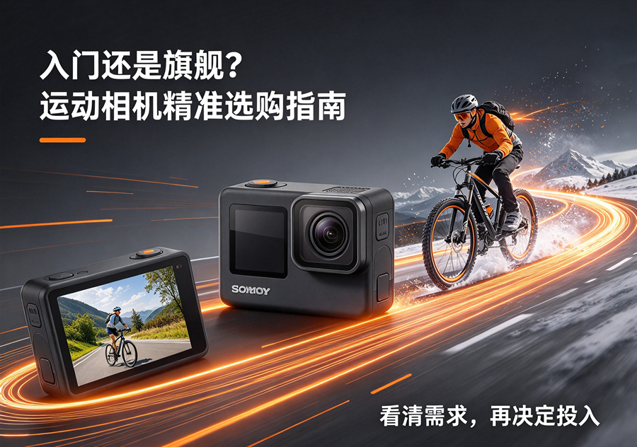 入门还是旗舰？运动相机精准选购指南
