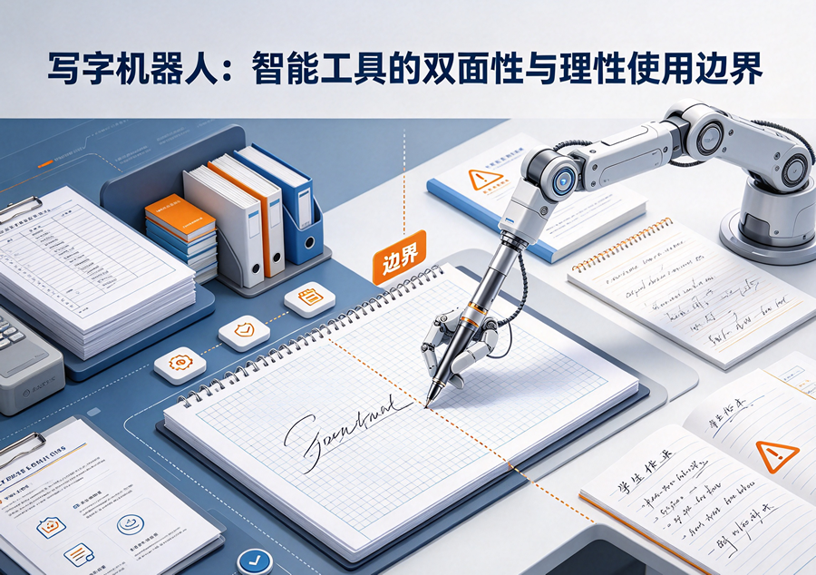 写字机器人：便捷工具背后的成长困境与理性思考