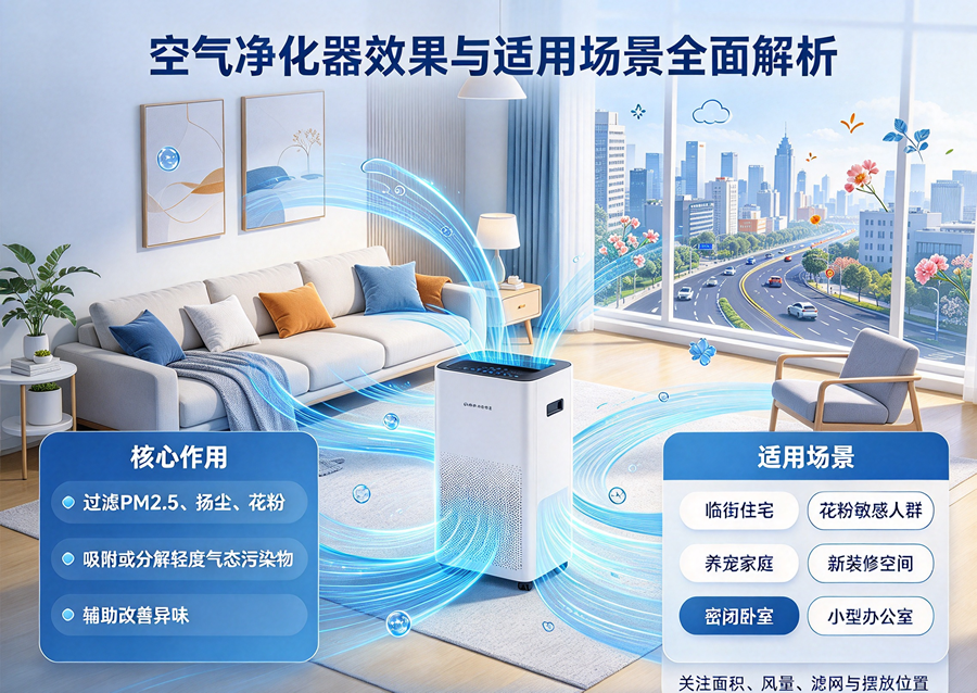 空气净化器效果与适用场景全面解析