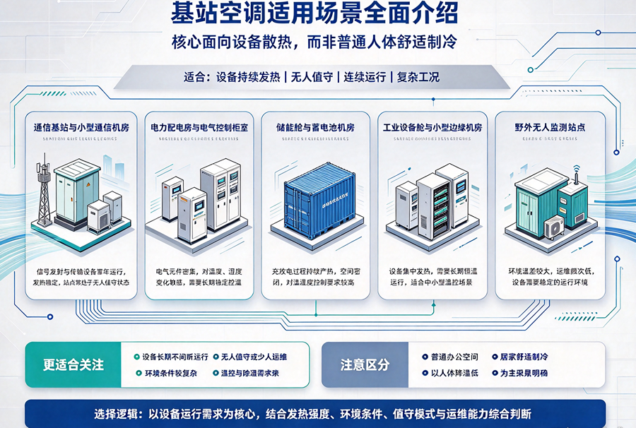 基站空调适用场景全面介绍：到底哪些地方适合用？