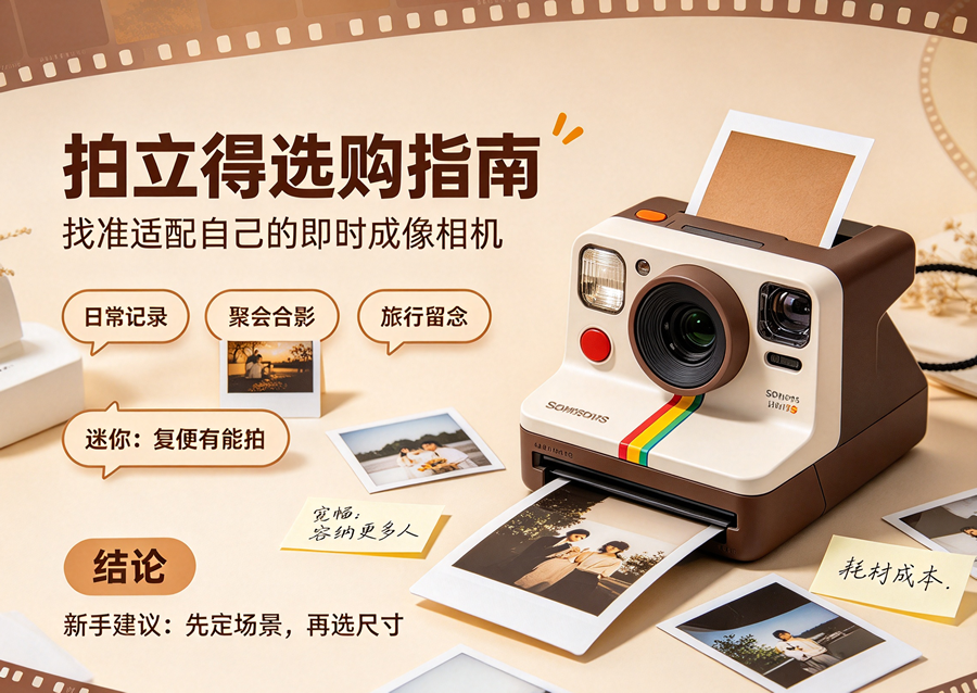 拍立得选购指南：找准适配自己的即时成像相机