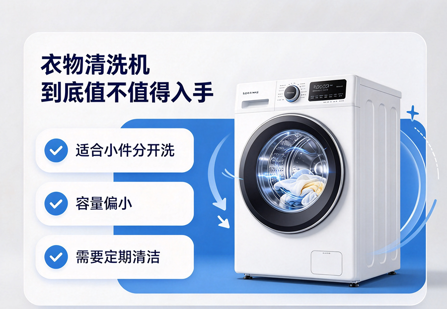 不想手搓小件？衣物清洗机到底值不值得入手